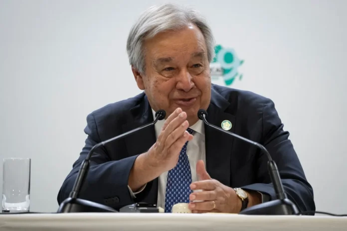 Guterres pide respeto al alto el fuego.