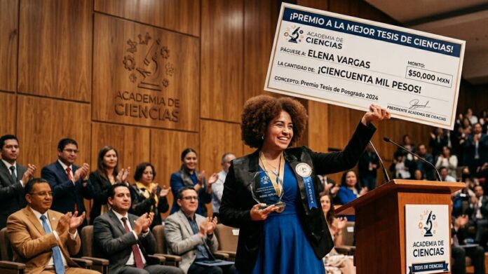 Premio a mejores tesis en ciencias.
