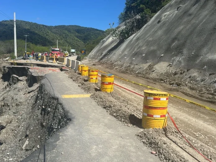 Cierre temporal carretera Ocoa por obras.