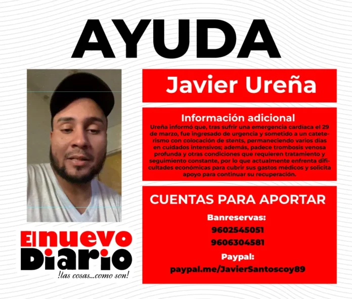 Joven pide ayuda tras infarto agudo