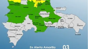 Alerta amarilla por lluvias en provincias.