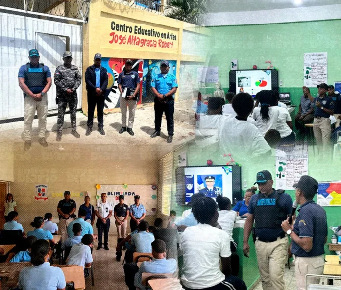 Charla anti pandillas para estudiantes en Barahona