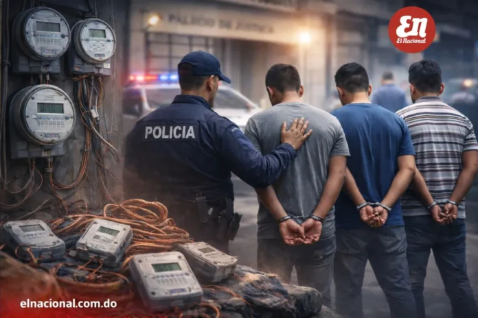 Desmantelan red de robo de medidores eléctricos.