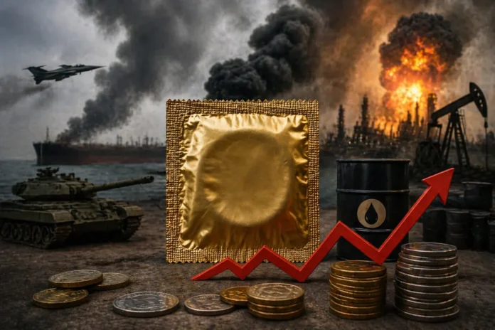 Aumento de precios en condones por conflictos.