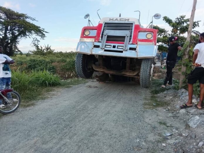 Colapso de puente en Las Cabuyas, La Vega