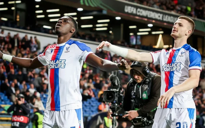 Crystal Palace celebra su victoria ante Shakhtar.
