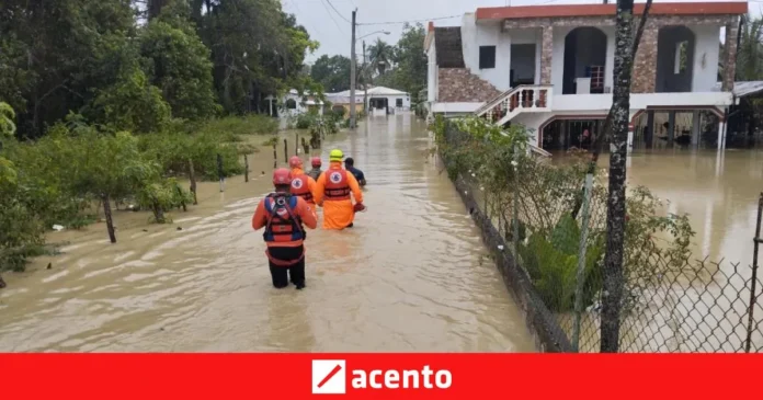 Evacuaciones por vaguada en el país.