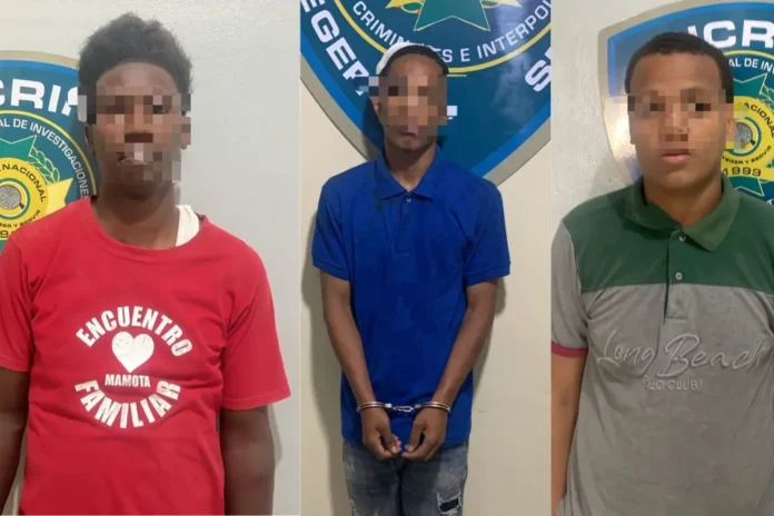 Arrestos de delincuentes en Villa Mella.