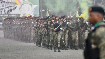 Graduación de soldados haitianos contra bandas.