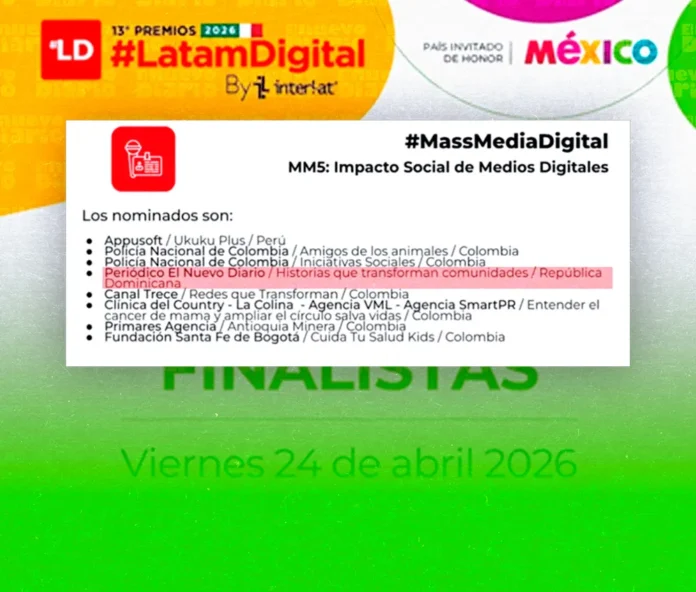El Nuevo Diario finalista Premios Latam Digital