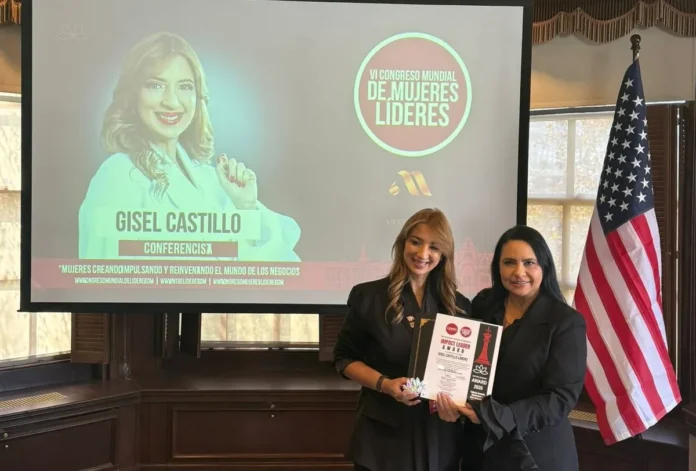Gisel Castillo en Congreso Mundial de Mujeres