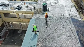 Operativo de impermeabilización en escuelas.