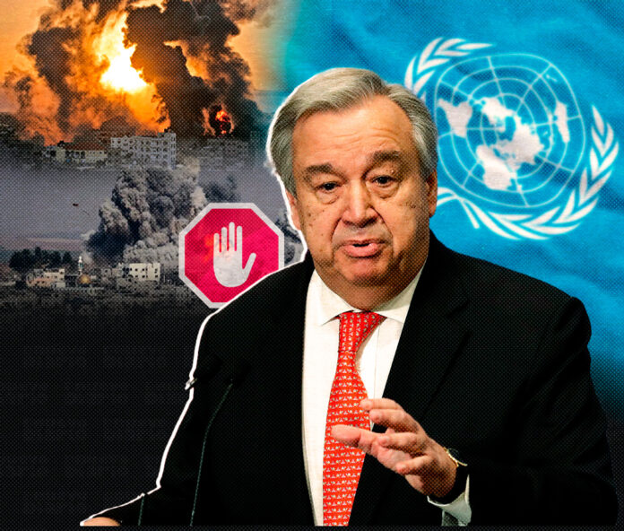 Guterres celebra alto el fuego Israel-Líbano
