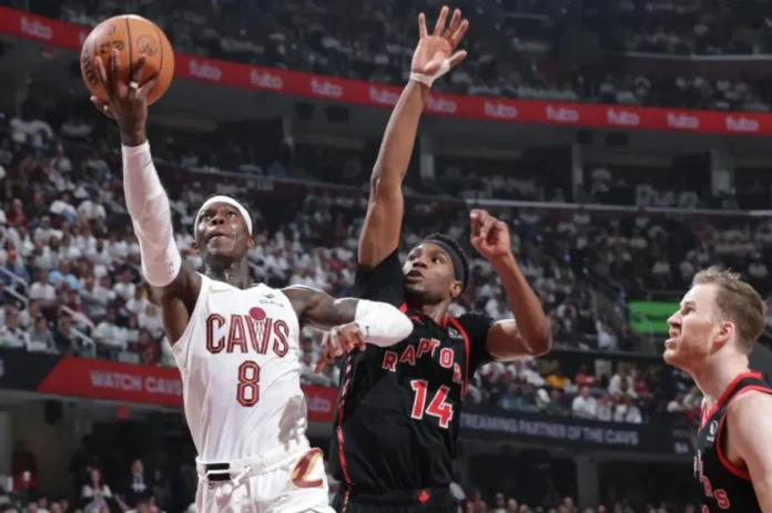 Cleveland Cavaliers celebran victoria sobre Raptors.