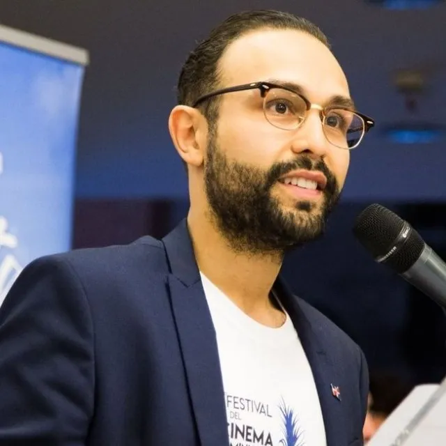 Iván Tovar en la Bienal de Venecia.