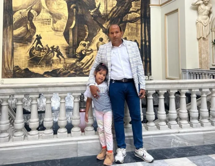 Braulio y Esther Ramírez en Palacio Nacional