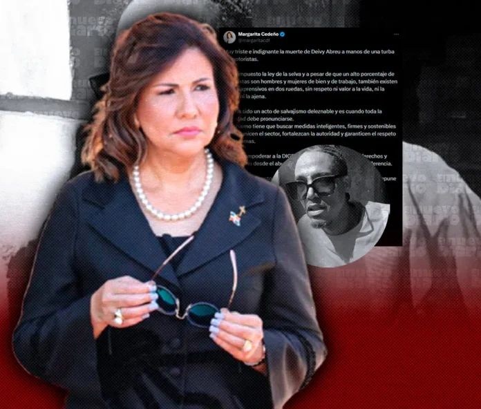 Margarita Cedeño condena asesinato de chofer.