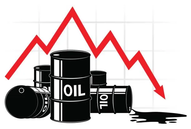 Petróleo cae y acciones suben en mercados.