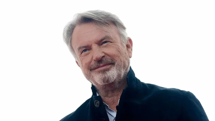 Sam Neill celebra su recuperación del cáncer.