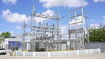 Inauguración de subestación eléctrica Alfa por Edesur.