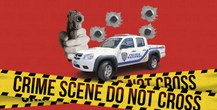 Agente de policía dispara a joven en Las Caobas