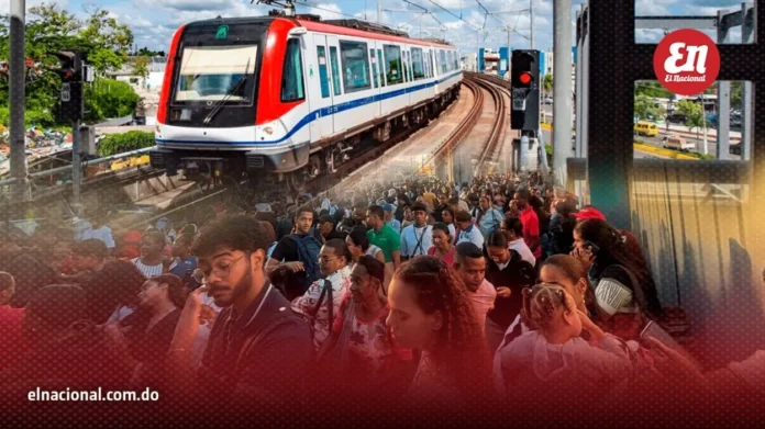 Fallas en el Metro de Santo Domingo.