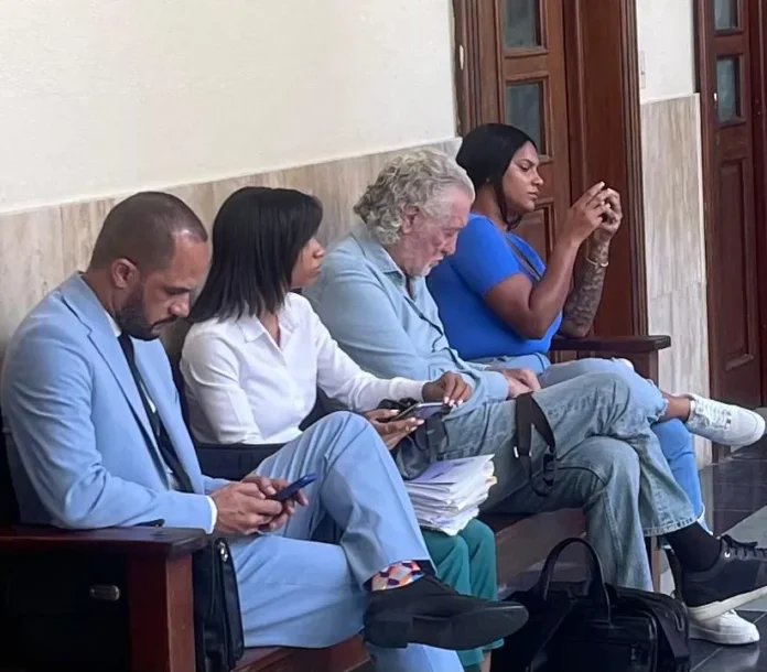 Zacarías Ferreiras y Danny Daniel en juicio.