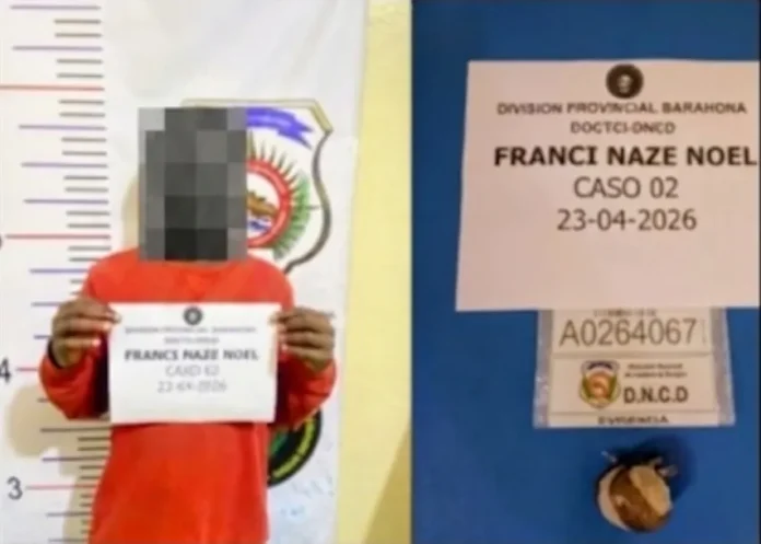 Detención de joven con marihuana en Barahona