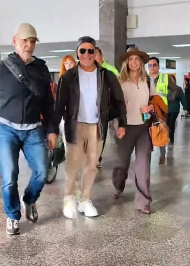 Alejandro Sanz y Stephanie Cayo en Machu Picchu