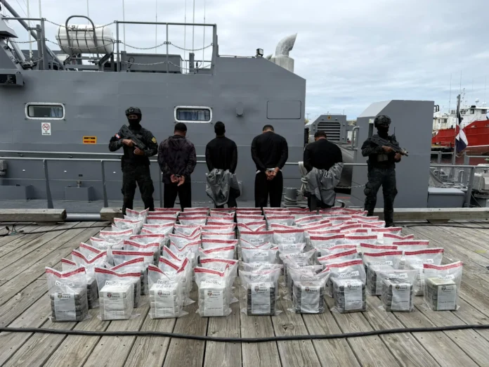 Captura de venezolanos con cocaína en Baní