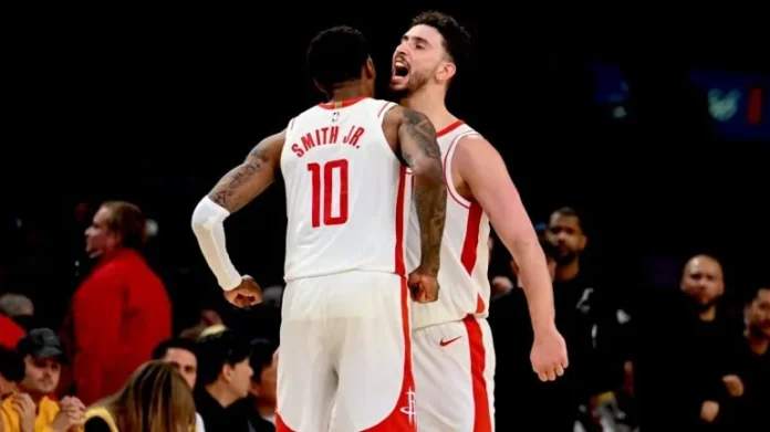 Rockets celebran victoria crucial ante Lakers