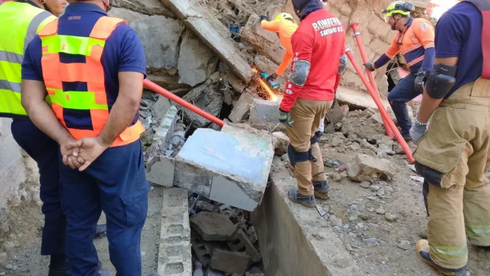 Operativo de rescate en Arroyo Hondo.