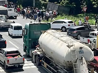 Accidente fatal en la autopista 6 de Noviembre.