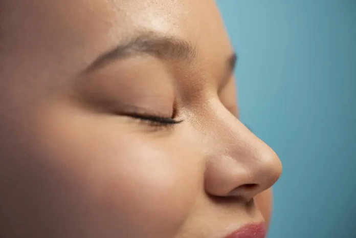 Mapa de receptores olfativos en la nariz