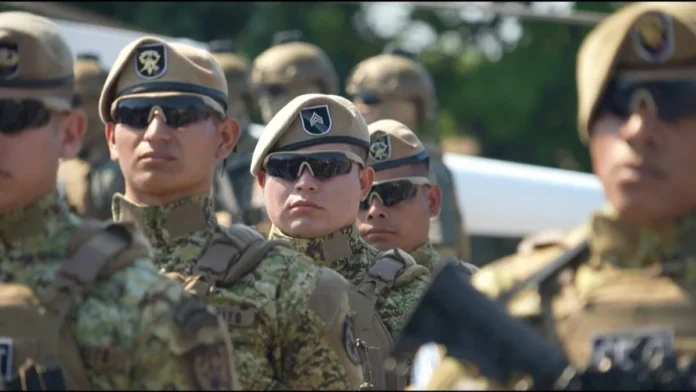 Entrenamiento del Comando Sur en El Salvador