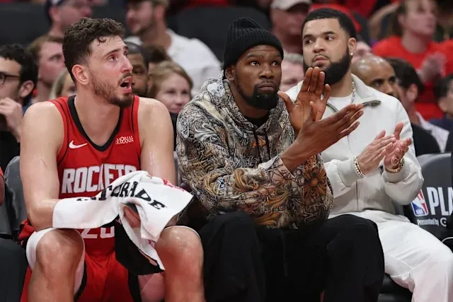 Kevin Durant ausente en juego 6 contra Rockets.