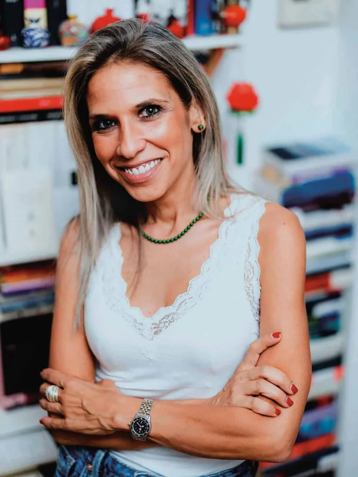 Karina Sainz Borgo en festival literario.