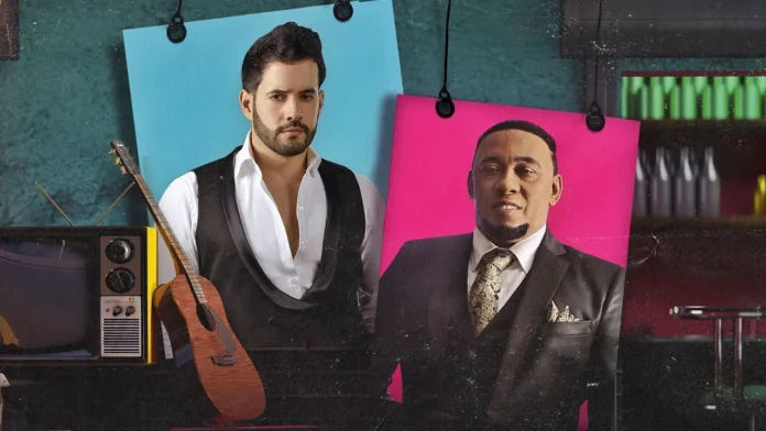 Manny Cruz celebra disco de oro reciente.