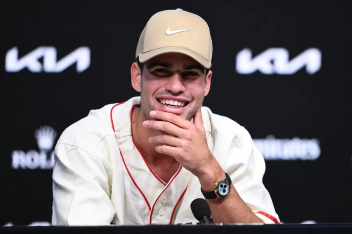 Carlos Alcaraz en la gala de los Laureus