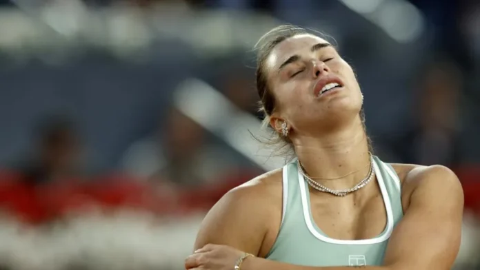 Baptiste celebra su victoria en Madrid.