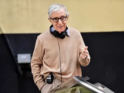 Woody Allen rodando 