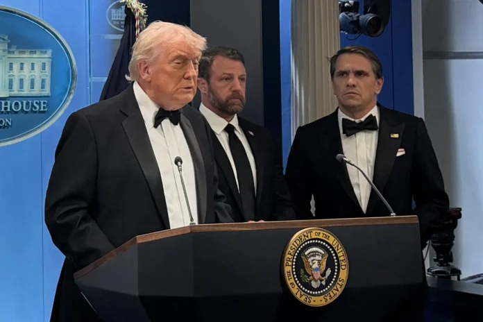 Trump habla sobre negociaciones con Irán.
