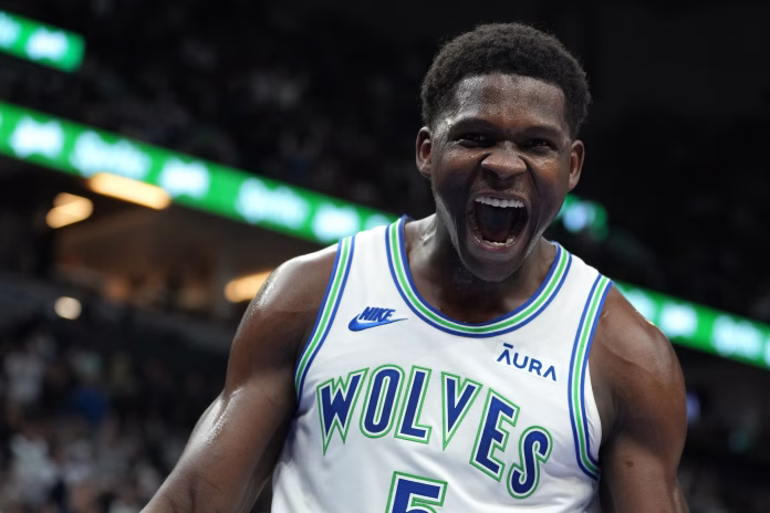 Anthony Edwards listo para jugar contra Spurs