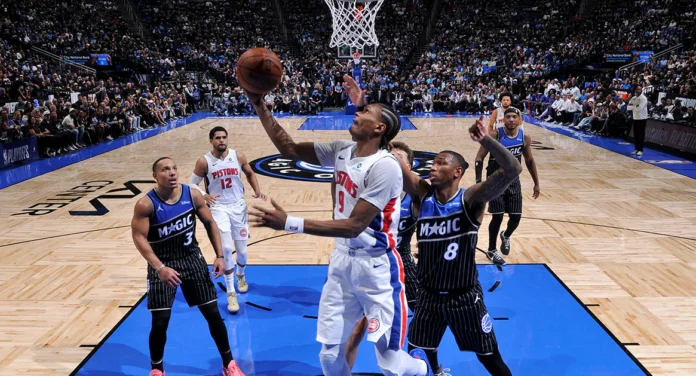 Pistons celebran remontada histórica ante Magic.