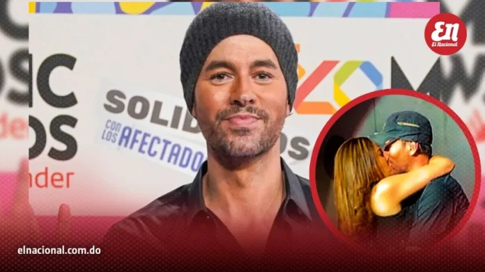 Enrique Iglesias besa a fanática en concierto.