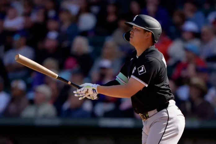 Munetaka Murakami en acción en la MLB