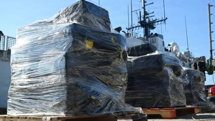 Incautación de cocaína en el Caribe.