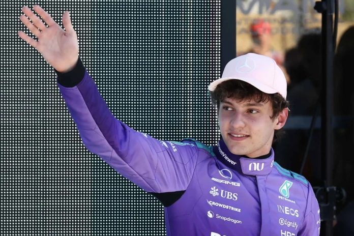 Kimi Antonelli en pole position Miami 2023