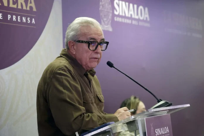 Gobernadora interina de Sinaloa, Yeraldine Bonilla.